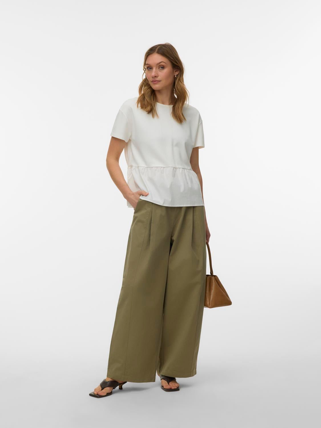 AWROSEMARY Top - Snow White - VERO MODA & VILA Bergvik